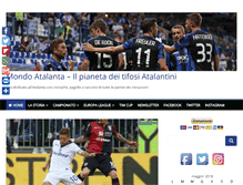 Tablet Screenshot of diarionerazzurro.it